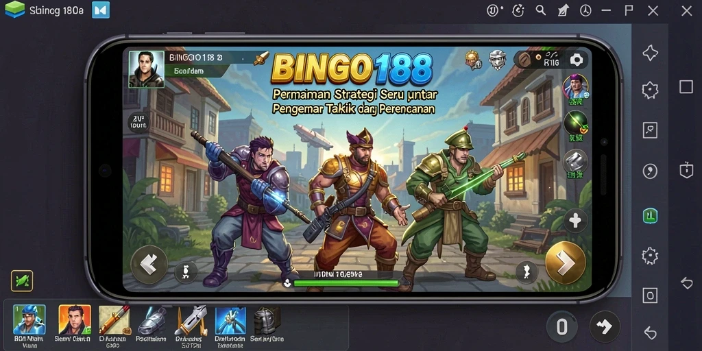 Tampilan gameplay BINGO188 yang menegangkan dan strategis.