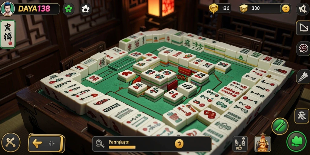 Gameplay Mahjong yang menantang dan seru di DAYA138.