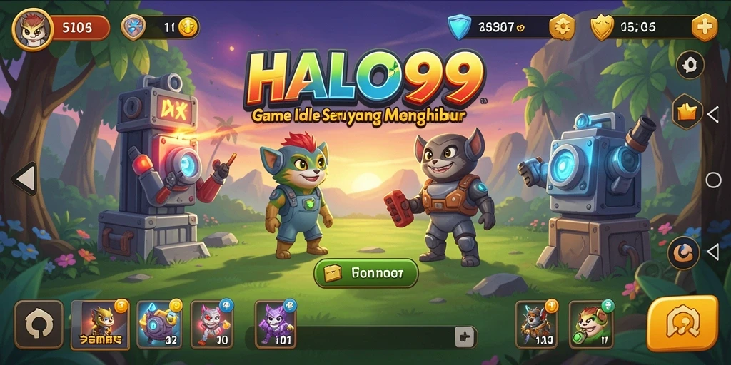 Tangkap momen seru dalam gameplay Idle HALO99 yang mengasyikkan.