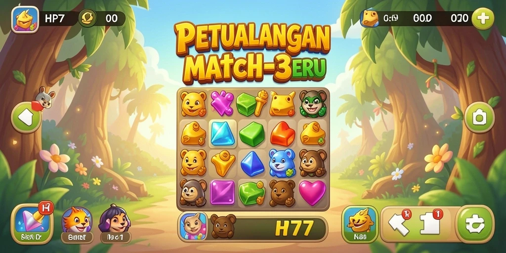 Tangkapan layar gameplay HP777 yang seru dan menantang.