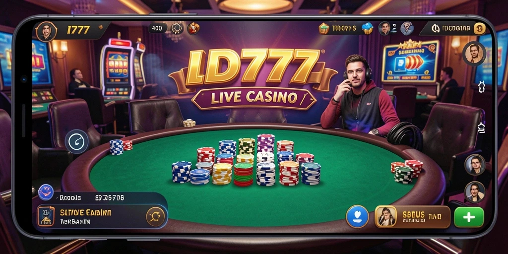 Gameplay Live Casino yang mendebarkan di ID777.