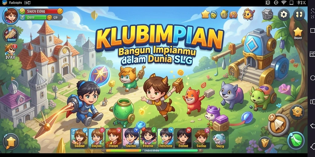 Tampilan gameplay menarik di KLUBIMPIAN yang menampilkan strategi membangun klub.