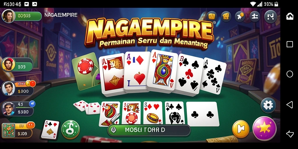 Gameplay seru di NAGAEMPIRE, nikmati permainan Domino.