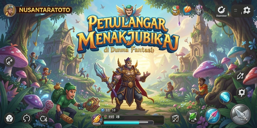Tampilan gameplay NUSANTARATOTO yang menegangkan saat bertarung melawan musuh.