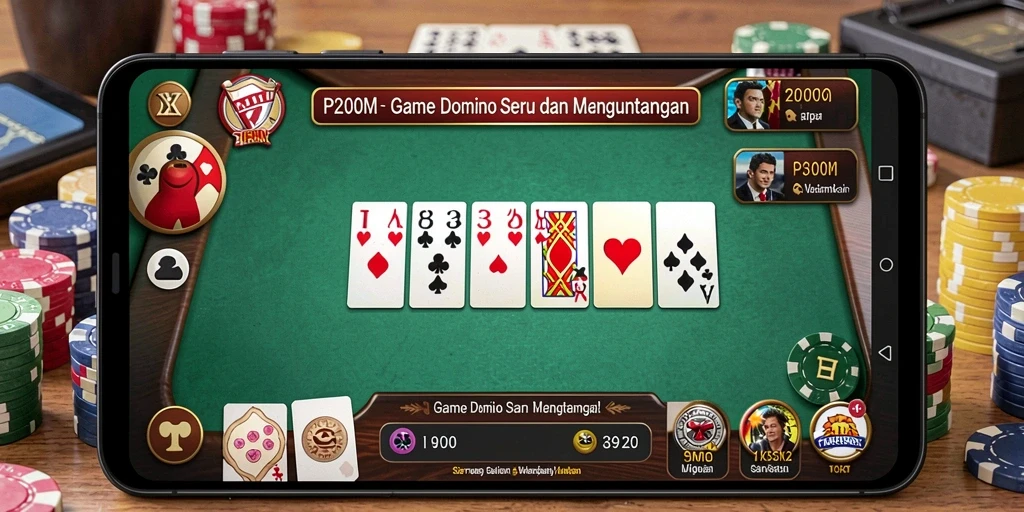 Tampilan gameplay seru dalam P200M menunjukkan interaksi pemain yang intens.