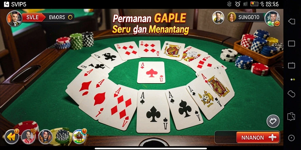 Tampilan gameplay SVIP5 yang menarik dan dinamis.