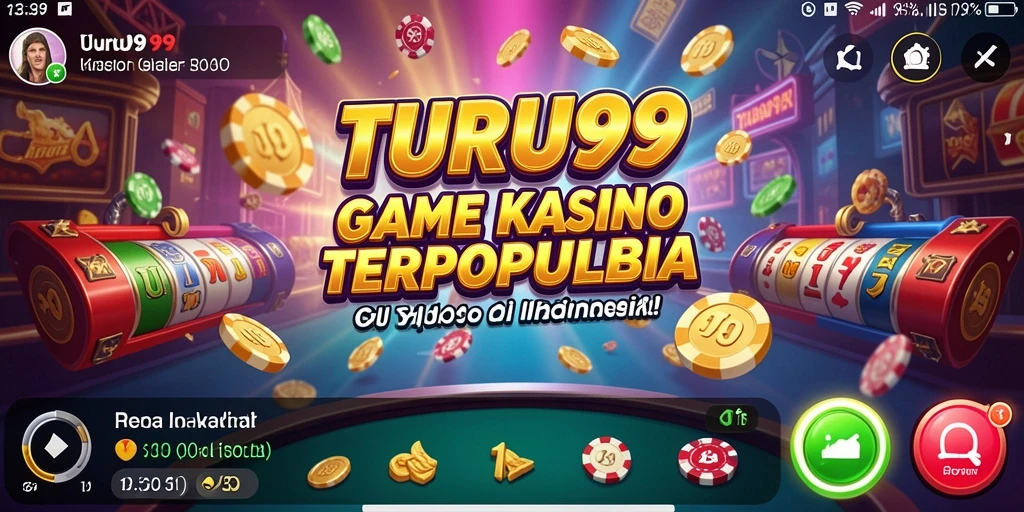 Tampilan gameplay TURU99 yang seru dan mendebarkan.